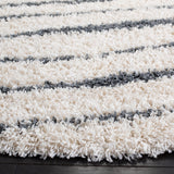Safavieh Venus Shag Vns603B Ivory/Dark Grey Rug.