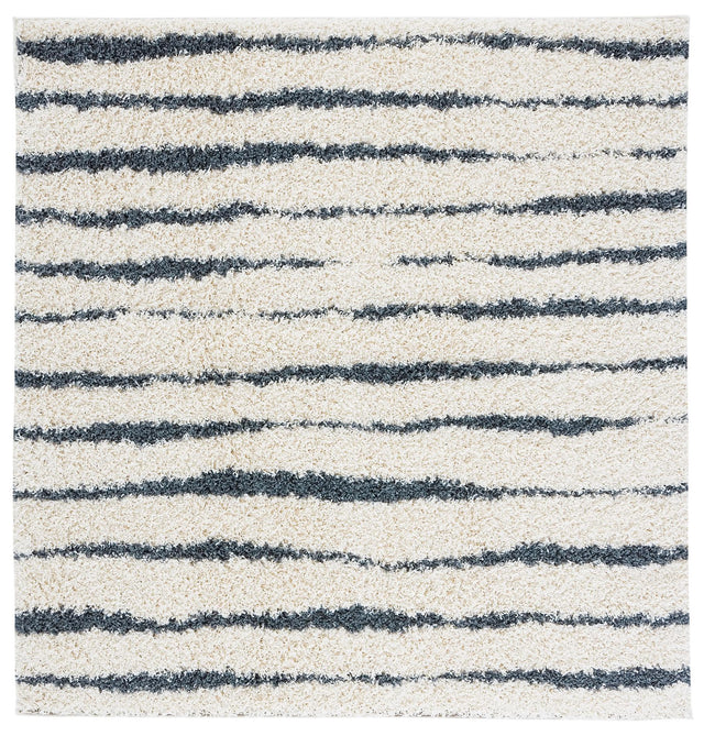Safavieh Venus Shag Vns603B Ivory/Dark Grey Rug.