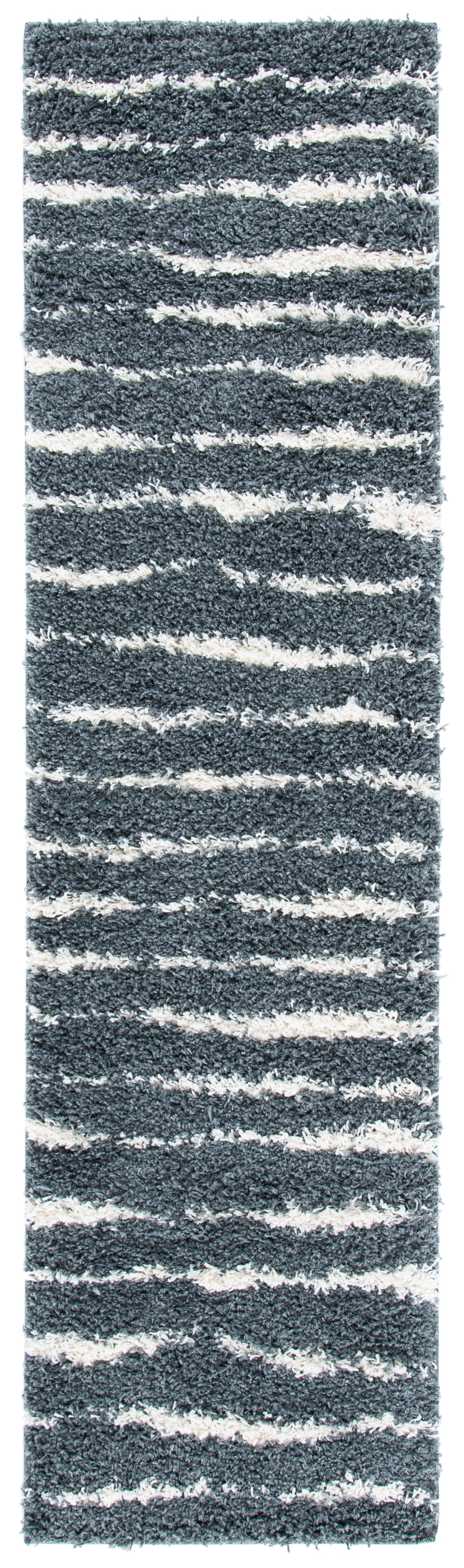 Safavieh Venus Shag Vns603G Dark Grey/Ivory Rug.