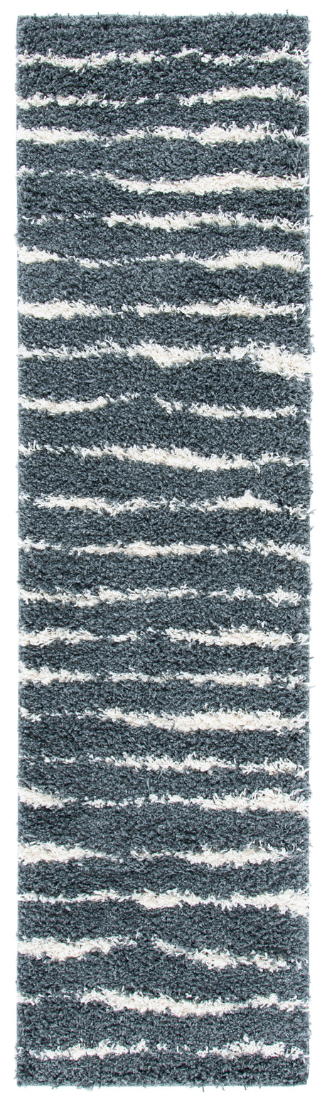 Safavieh Venus Shag Vns603G Dark Grey/Ivory Rug.