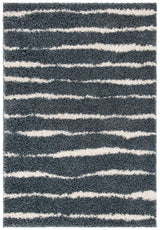 Safavieh Venus Shag Vns603G Dark Grey/Ivory Rug.