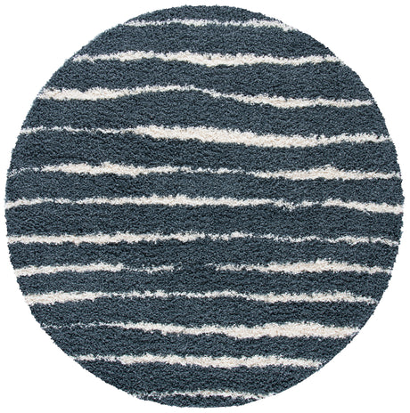 Safavieh Venus Shag Vns603G Dark Grey/Ivory Rug.
