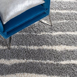 Safavieh Venus Shag Vns603J Grey/Ivory Rugs.