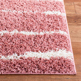 Safavieh Venus Shag Vns603U Pink/Ivory Rug.