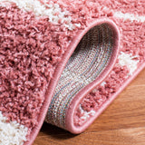 Safavieh Venus Shag Vns603U Pink/Ivory Rug.
