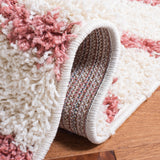 Safavieh Venus Shag Vns603V Ivory/Pink Rug.
