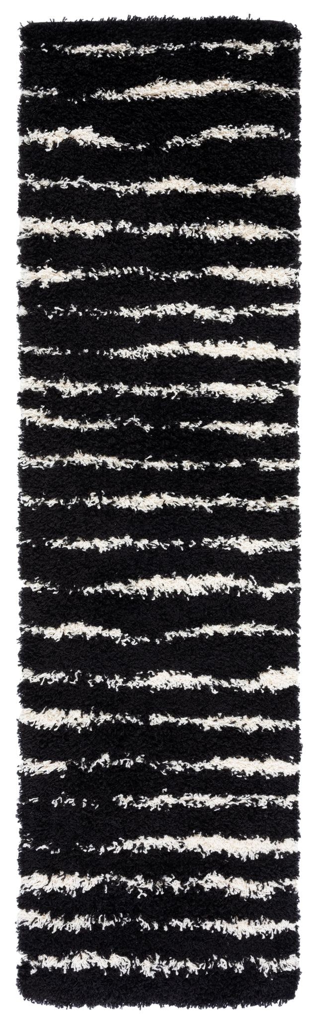 Safavieh Venus Shag Vns603Z Black/Ivory Rug.