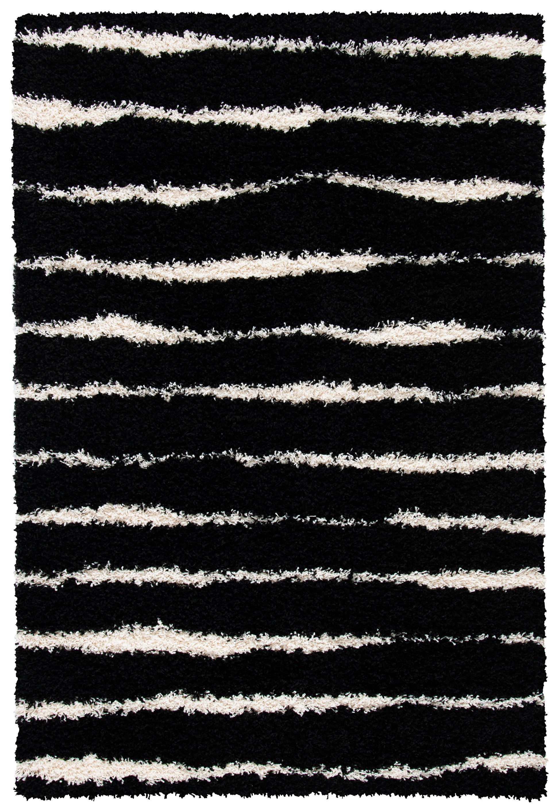 Safavieh Venus Shag Vns603Z Black/Ivory Area Rug