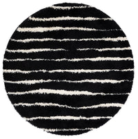 Safavieh Venus Shag Vns603Z Black/Ivory Area Rug