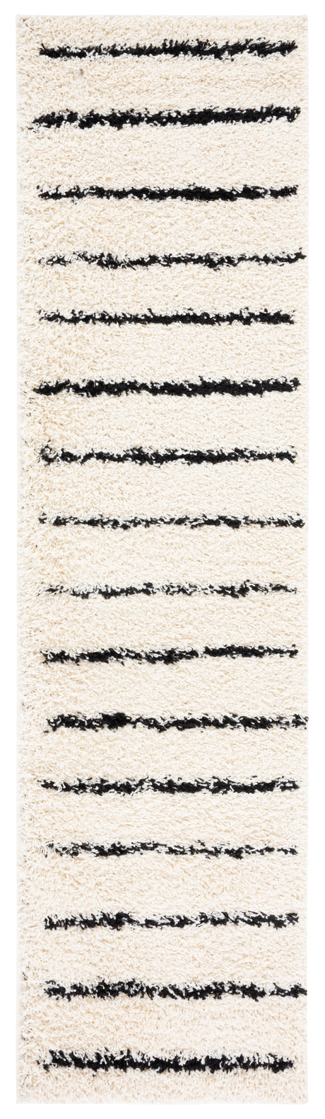 Safavieh Venus Shag Vns604A Ivory/Black Rug.