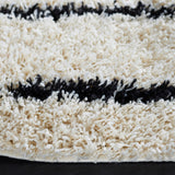 Safavieh Venus Shag Vns604A Ivory/Black Rug.