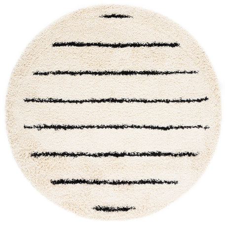 Safavieh Venus Shag Vns604A Ivory/Black Rug.