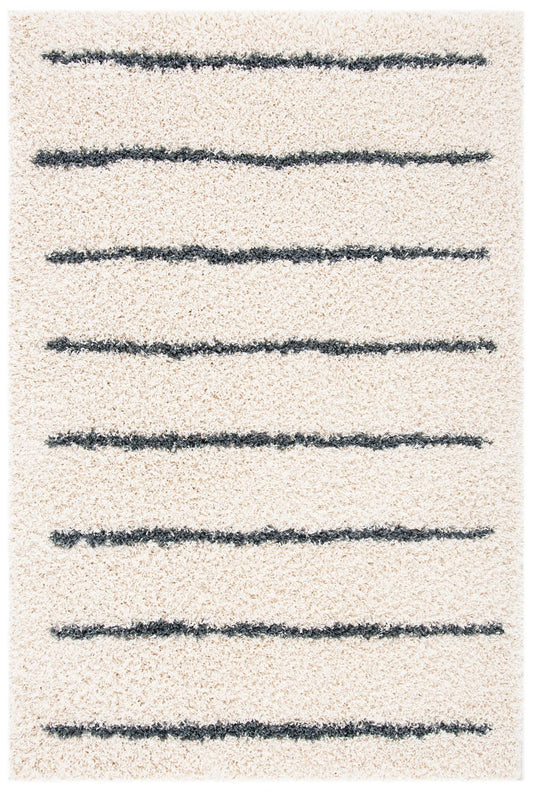 Safavieh Venus Shag Vns604B Ivory/Dark Grey Area Rug