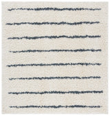 Safavieh Venus Shag Vns604B Ivory/Dark Grey Rug.
