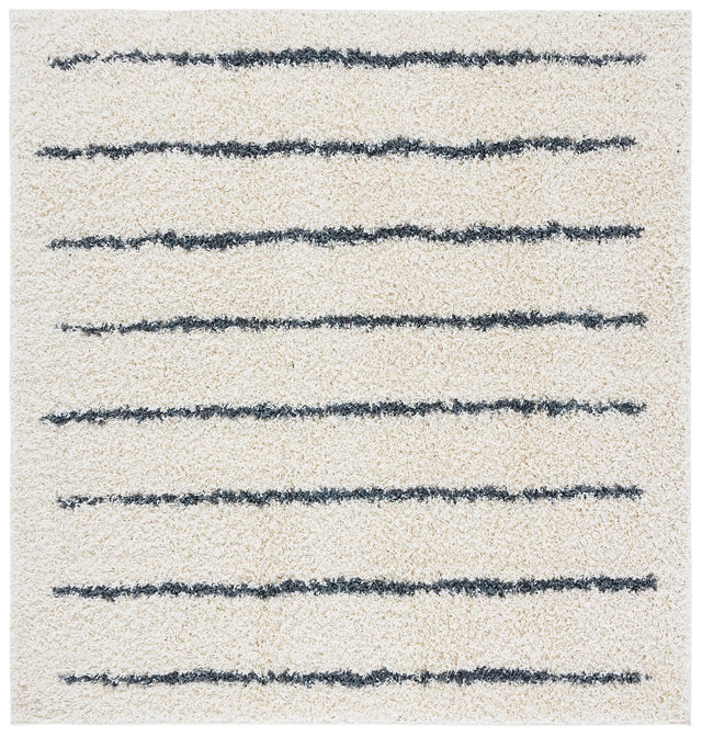 Safavieh Venus Shag Vns604B Ivory/Dark Grey Rug.