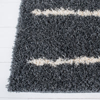 Safavieh Venus Shag Vns604G Dark Grey/Ivory Area Rug