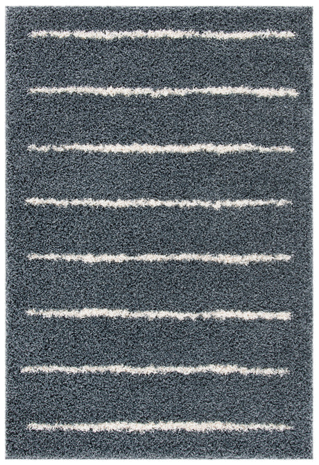 Safavieh Venus Shag Vns604G Dark Grey/Ivory Rug.