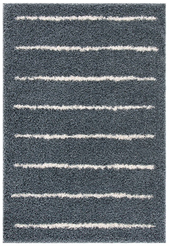 Safavieh Venus Shag Vns604G Dark Grey/Ivory Rug.