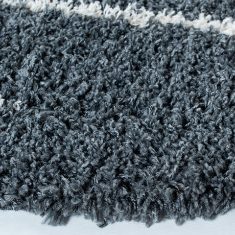 Safavieh Venus Shag Vns604G Dark Grey/Ivory Rug.