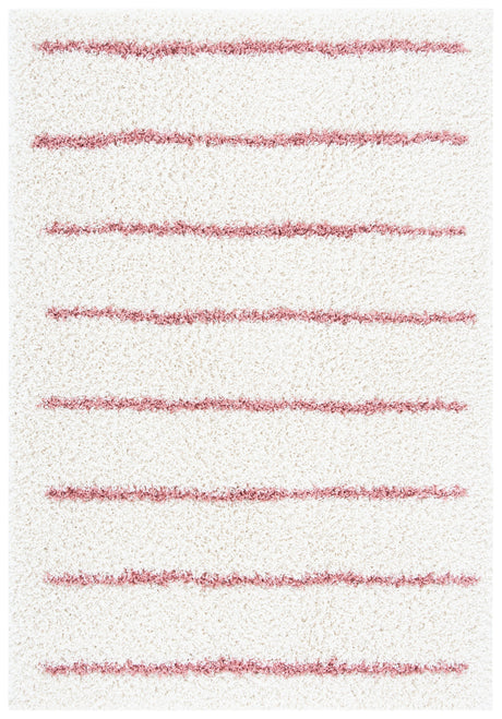 Safavieh Venus Shag Vns604V Ivory/Pink Rug.
