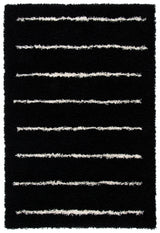 Safavieh Venus Shag Vns604Z Black/Ivory Rug.