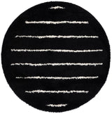 Safavieh Venus Shag Vns604Z Black/Ivory Rug.