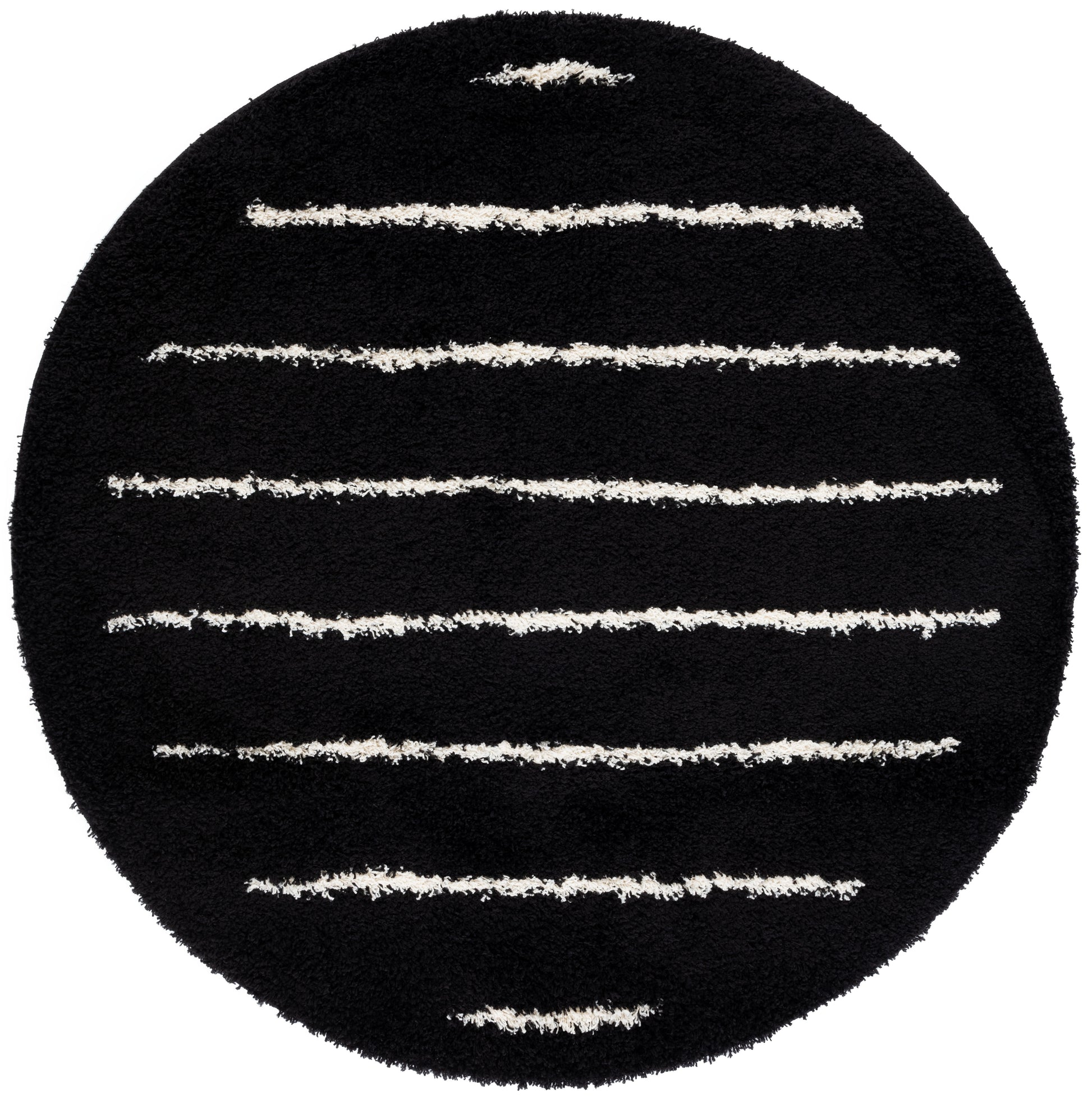 Safavieh Venus Shag Vns604Z Black/Ivory Area Rug