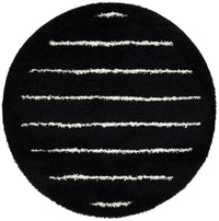 Safavieh Venus Shag Vns604Z Black/Ivory Area Rug