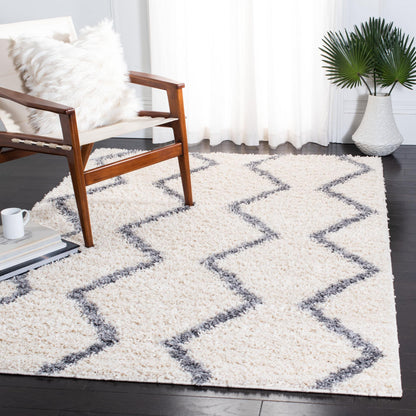 Safavieh Venus Shag Vns680A Ivory/Grey Area Rug