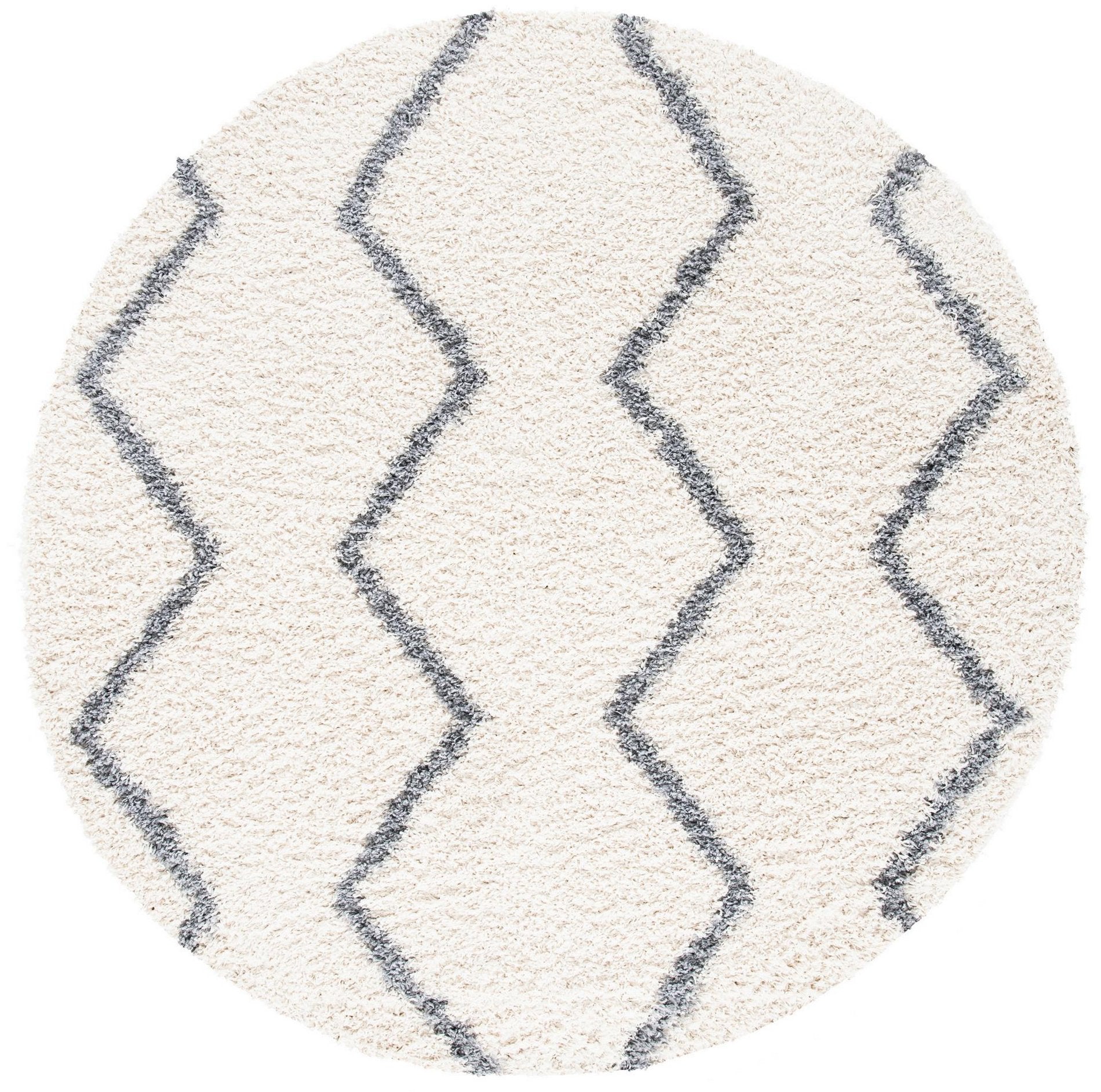 Safavieh Venus Shag Vns680A Ivory/Grey Area Rug