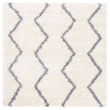 Safavieh Venus Shag Vns680A Ivory/Grey Rugs.