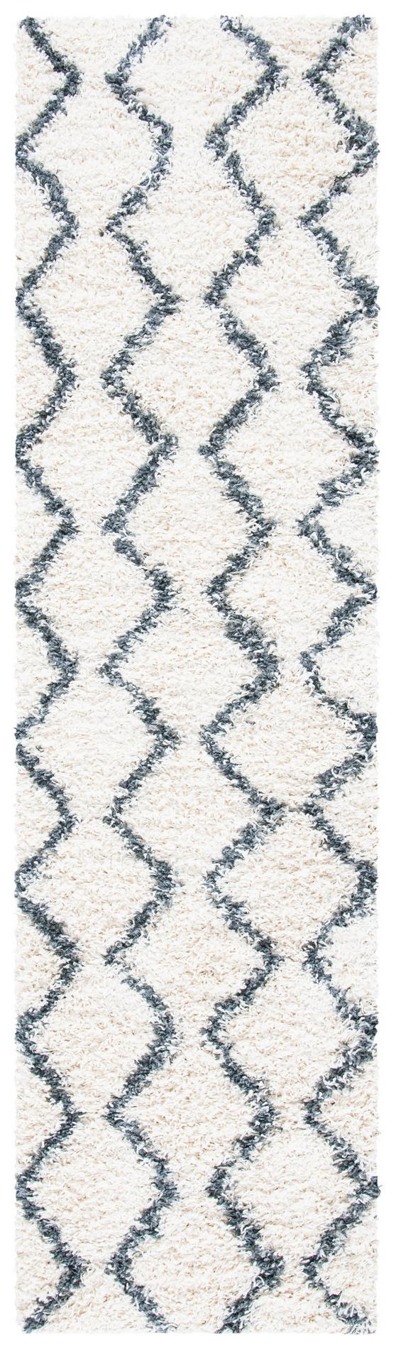 Safavieh Venus Shag Vns680B Ivory/Dark Grey Rugs.