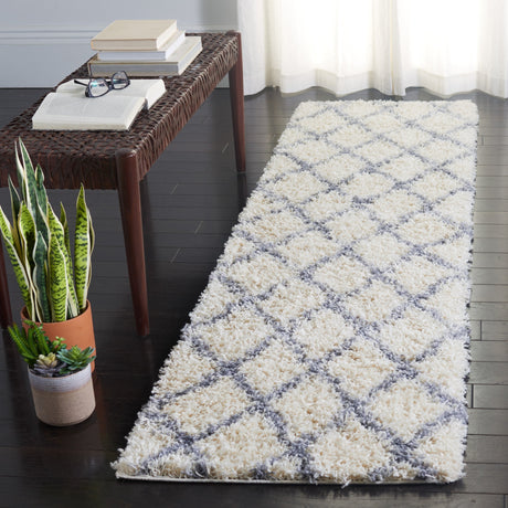 Safavieh Venus Shag Vns681A Ivory/Grey Rugs.