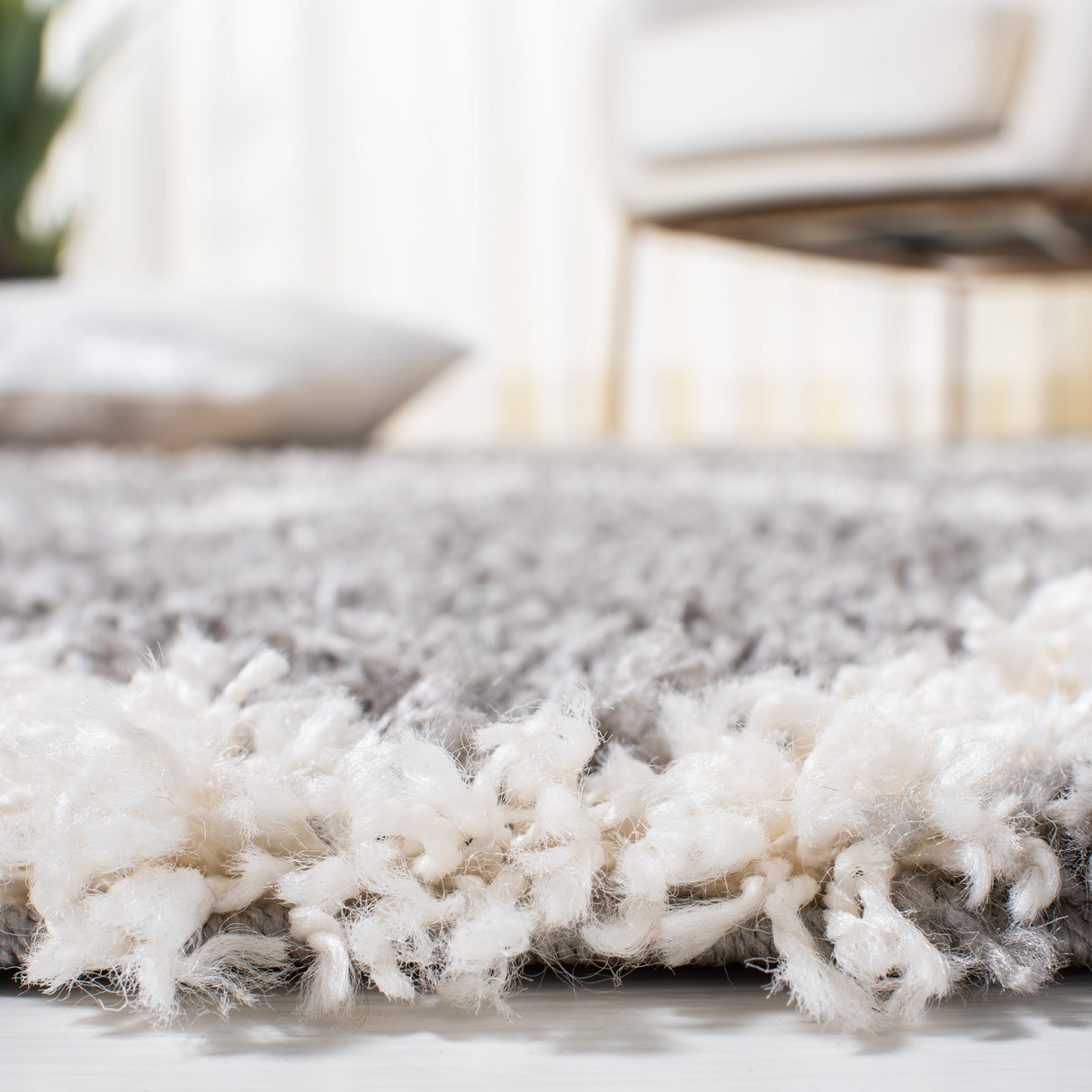 Safavieh Venus Shag Vns681J Grey/Ivory Rugs.