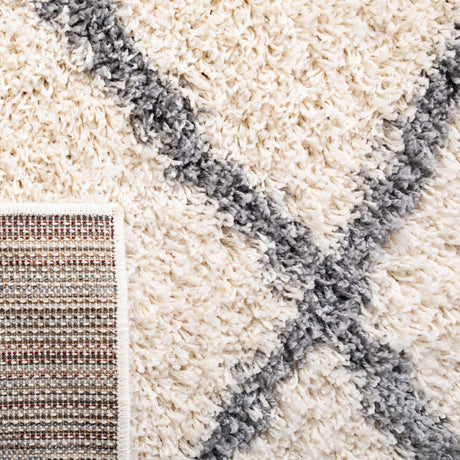 Safavieh Venus Shag Vns682A Ivory/Grey Rugs.