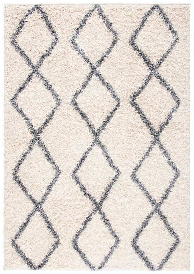 Safavieh Venus Shag Vns682A Ivory/Grey Rugs.