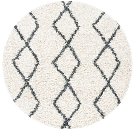 Safavieh Venus Shag Vns682B Ivory/Dark Grey Rugs.