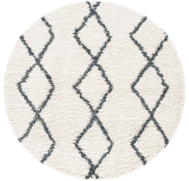 Safavieh Venus Shag Vns682B Ivory/Dark Grey Rugs.