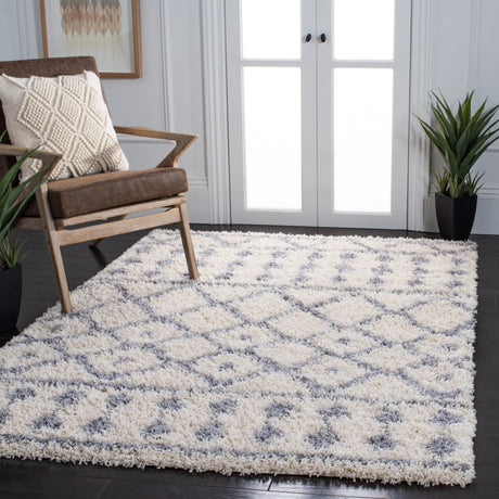 Safavieh Venus Shag Vns684A Ivory/Grey Rugs.