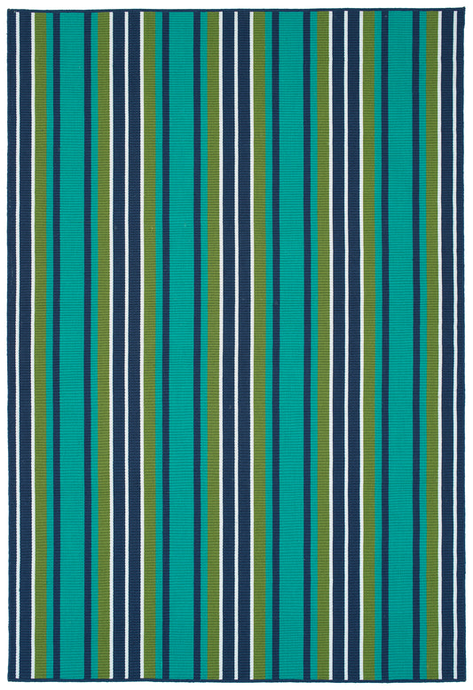 Kaleen Voavah Voa01-91 Teal, Navy, Green,White Area Rug