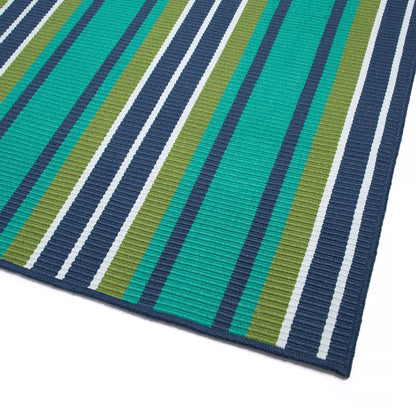Kaleen Voavah Voa01-91 Teal, Navy, Green,White Area Rug