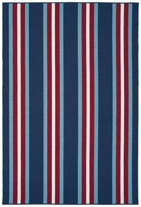 Kaleen Voavah Voa02-17 Blue, Navy, Red, White Area Rug