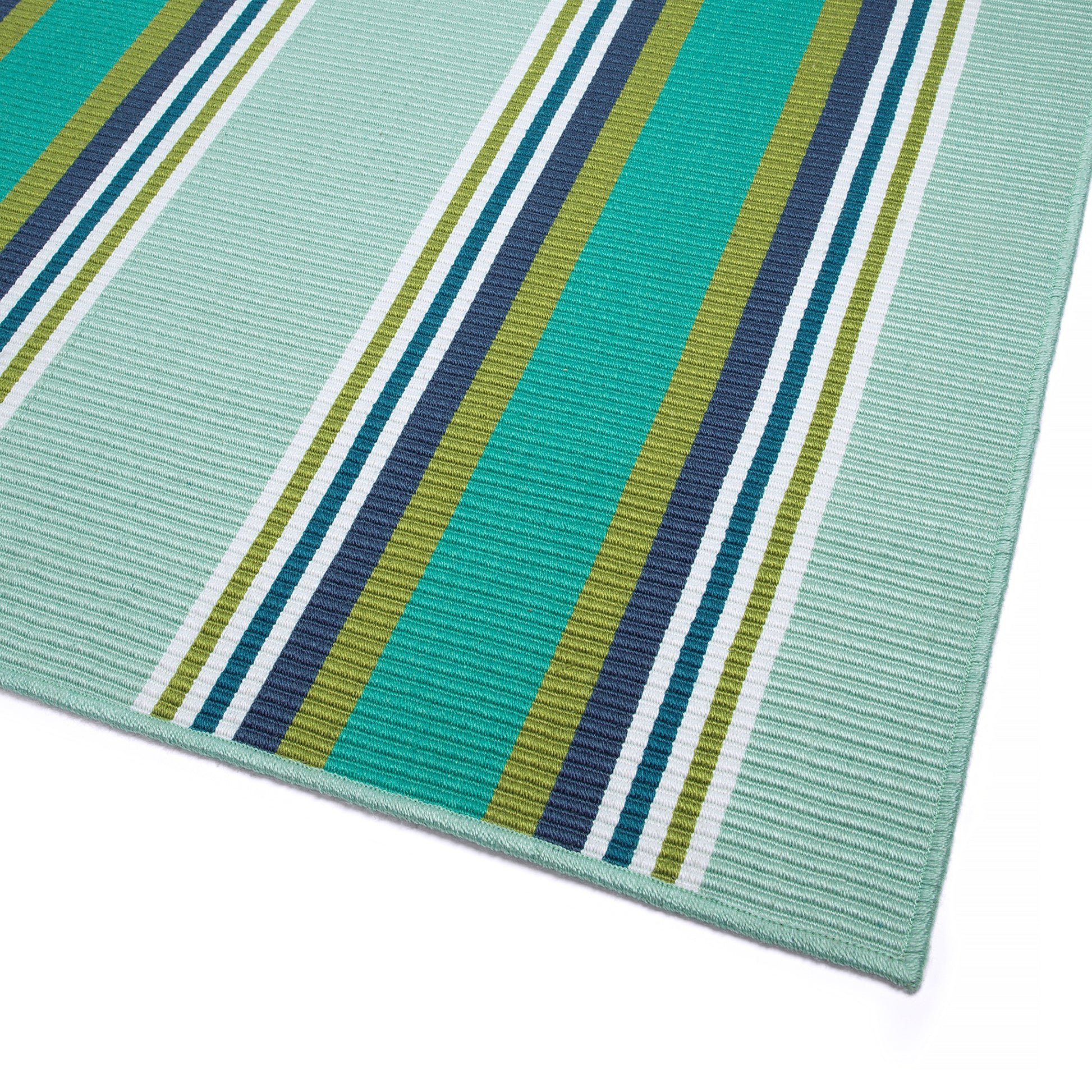 Kaleen Voavah Voa03-104 Seafoam, Teal, Green, White Navy Area Rug