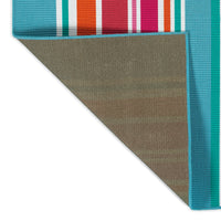 Kaleen Voavah Voa04-79 Lt Blue, Orange, Coral, Pink Area Rug