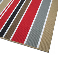 Kaleen Voavah Voa05-25 Red, Lt Brown, Gray, White Area Rug