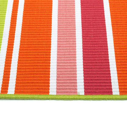 Kaleen Voavah Voa05-86 Multi, Orange, Lime Green, Turquoise Area Rug