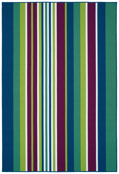 Kaleen Voavah Voa07-87 Plum, Blue, Teal, Lime Green Area Rug