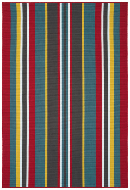 Kaleen Voavah Voa08-25 Red, Gray, Charcoal, Yellow Area Rug