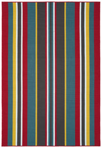 Kaleen Voavah Voa08-25 Red, Gray, Charcoal, Yellow Area Rug