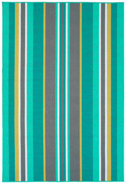 Kaleen Voavah Voa08-91 Teal, Turquoise, Gray, Yellow Area Rug